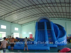Inflatable Corkscrew Water Slide