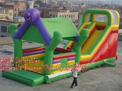 4 In 1 Jungle Bounce House Slide Combo