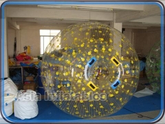 Yellow Dots Zorb Ball