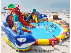 Inflatable Big Shark Water Park