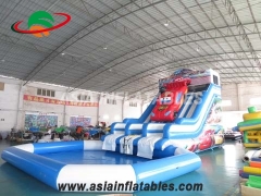 Car Slide With Pool