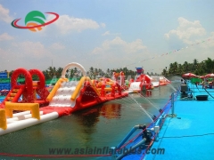Best Inflatable Aqua Run Challenge Water Pool Toys and wholesale price