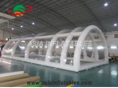 Double Clear Tents