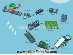 inflatable obstacle course race challenge game