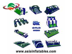 Excellent Outdoor Inflatable 5K meters adult obstacles giant inflatable obstacle course