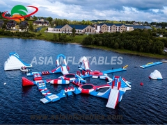 Inflatable Surfboards, Giant Water Aqua Park Floating Water Park Inflatables and Durable, Safe.
