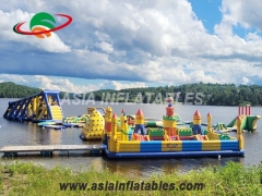 Fantastic Factory Wholesale Inflatable Water Obstacle Course Outdoor Inflatable Floating Water Theme Park Supplier