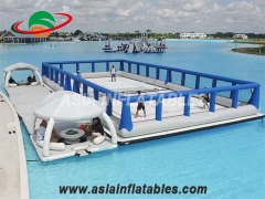 water Floating Pickleball Court Inflatable Floating Games Platform